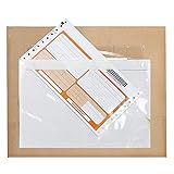 Acescen Clear Adhesive Top Loading Packing List 6"x