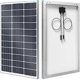 Renogy 100W Solar Panel N-Type 16BB, 12V 100 Watt Solar Panel 25% High-Efficiency, PV Module Power Charger for RV Marine Rooftop Farm Battery and Other Off-Grid Applications
