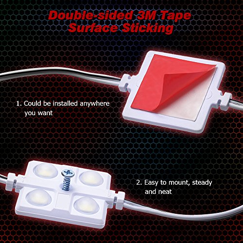 image for MICTUNING 40 Leds Van Interior Light Kits 12V White LED Ceiling Lights