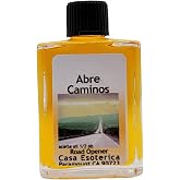 Road Opener Oil (Abre Caminos Aceite) Spiritual Anointing Oil by CASA ESOTERICA MAGICK SPACE - Orange - for Clearing Obstacles &amp; Aiding Success-0.5 FL OZ (1 Pack)