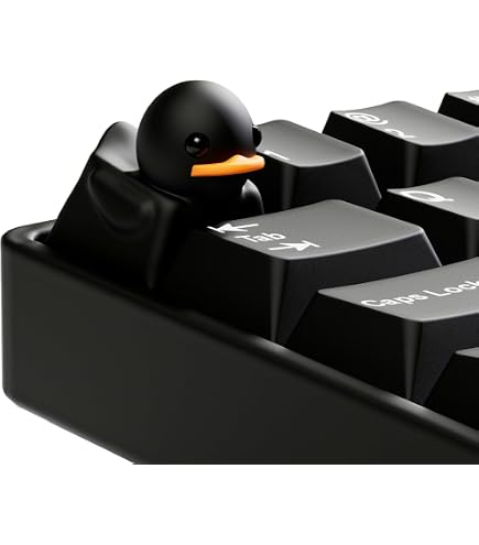 Quacking Keychain Stress Reliever LED Quacking Duck Keychain Fidget Toy ...