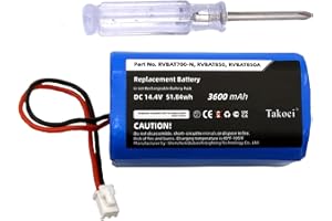 Youejoeq Replacement Shark RVBAT850 Battery for Shark Ion RV1001AE, R75, R85, S87, RV751,RV1000,RV2001 RV2001WD,R3Z, R4Z Robot Vacuum Cleaners(2 Prong Plug)