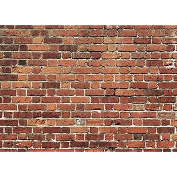 AIIKES 7x5FT Red Brick Wall Photography Backdrop Thin Vinyl Photo Backdrops Background Baby Birthday Party Wedding Graduation Home Decoration Photo Booth Studio Prop Banner 11-506