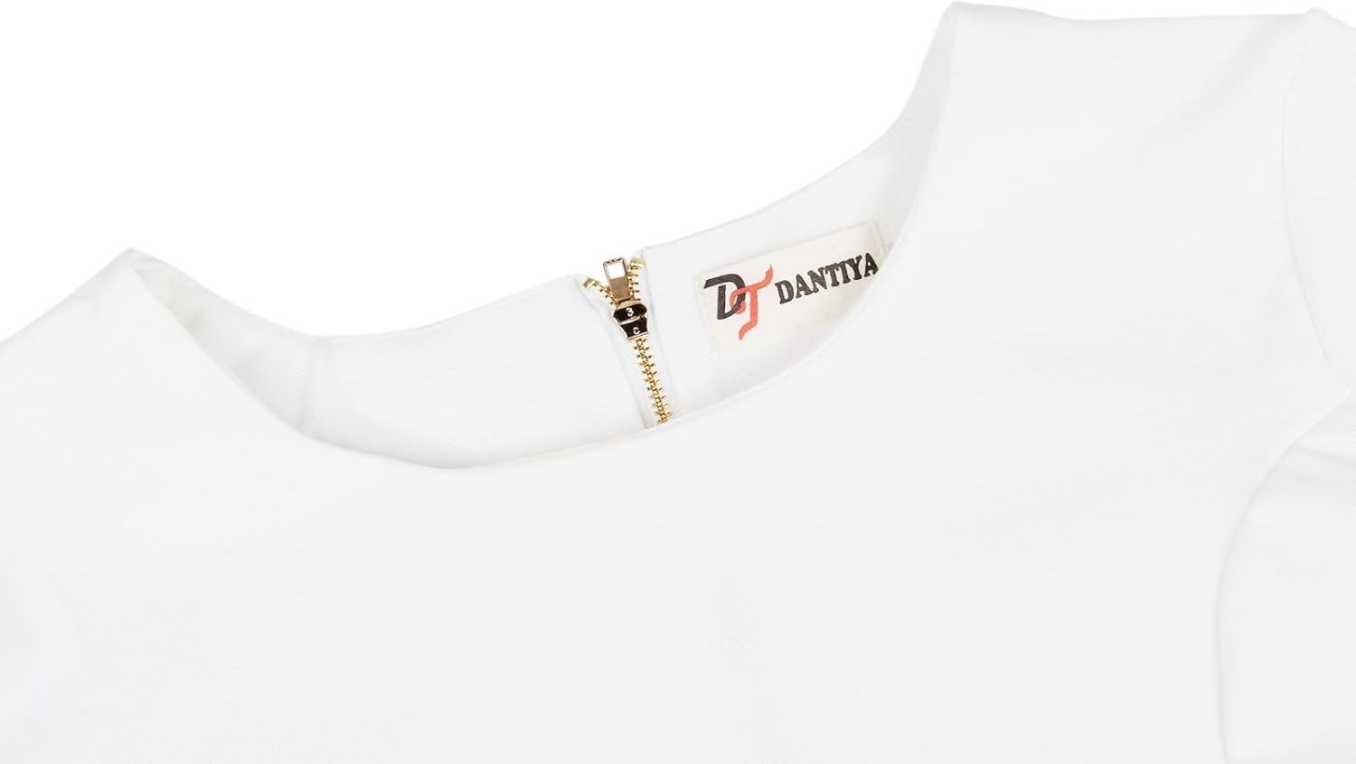 DANTIYA Women's Half Sleeve Elegant Back Zipper A-Line Knee Long Dress … at  Women’s Clothing store