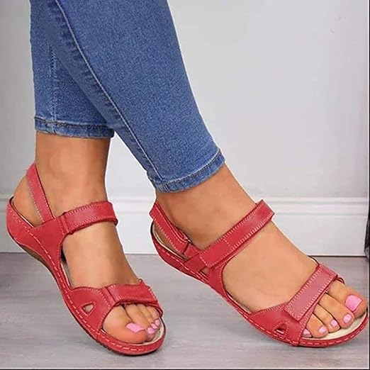 comfortable flat sandals for walking