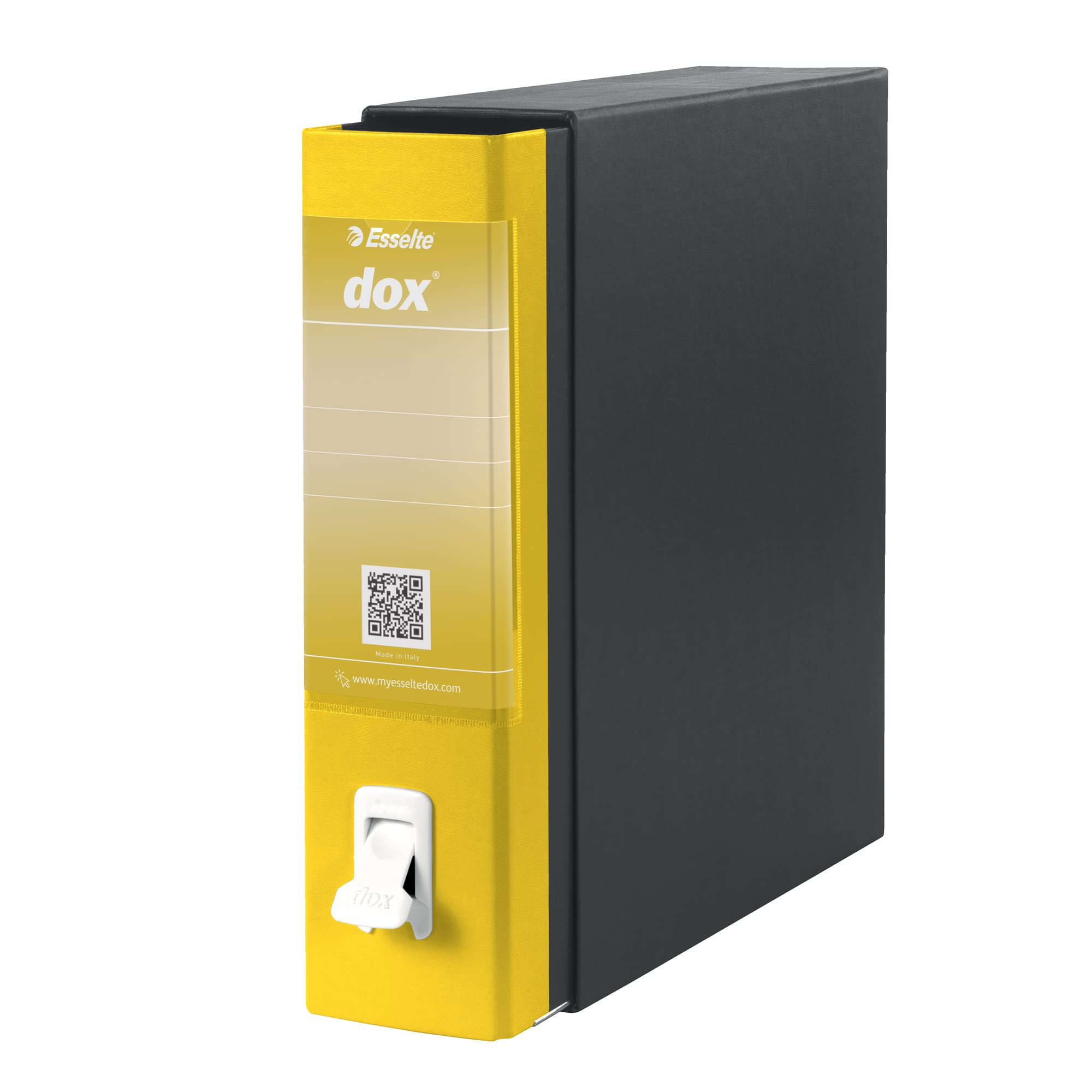 Esselte Dox 1 Class Box Lever Arch File, A4,Yellow