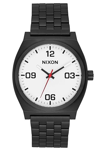 Nixon Men's Time Teller A1247005-00 37mm White Dial Stainless