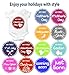 24 Stickers Pack of Premium Unisex First Year Stickers 12 Monthly Stickers and 12 Milestone Stickers Birthday Shower Gift for Boys and Girls