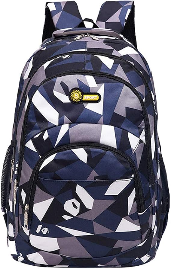 Amazon Co Jp Mitowermi リュックサック 学生 迷彩 初中学生 高校生 カレッジスタイル 通学 大容量 カジュアル バックパック シューズ バッグ