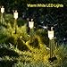SUNNEST Solar Lights Outdoor Solar Garden Lights 12Pack Stainless Steel LED Solar Pathway Lights, Outdoor Landscape Lighting for Lawn/Patio/Yard/Walkway/Driveway Warm White