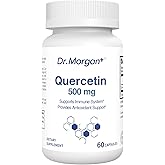 Dr. Morgan Quercetin 500mg Supplement-Bioflavonoid Antioxidant for Immune Support & Cellular Health-Natural Supplement-Made in Canada-60 Capsules