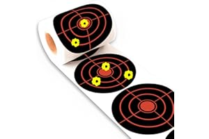LikeLety 3 Inch/4 Inch Splatter Targets, Adhesive Shooting Target Stickers for BB Gun, Pellet Gun, Airsoft, Pistol, Rifle Shooting Practice (200/250/400/500Pack)
