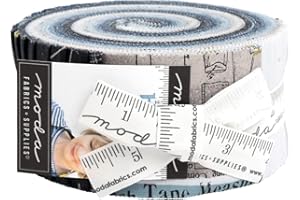 Zen Chic Bluish Jelly Roll 40 2.5-inch Strips Moda Fabrics 1820JR