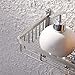KES Bathroom Shelf, Shower Shelf for Small Bathroom (14 Inch Rectangular Brushed Stainless Steel) with Towel Hook Hanger Wall Mount, A2128-2