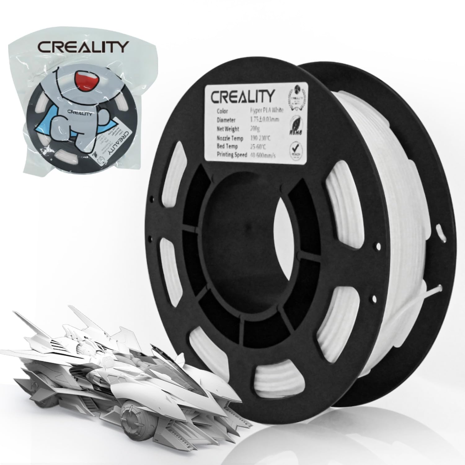 2023 Official Creality High Speed PLA 1.75mm, 200G