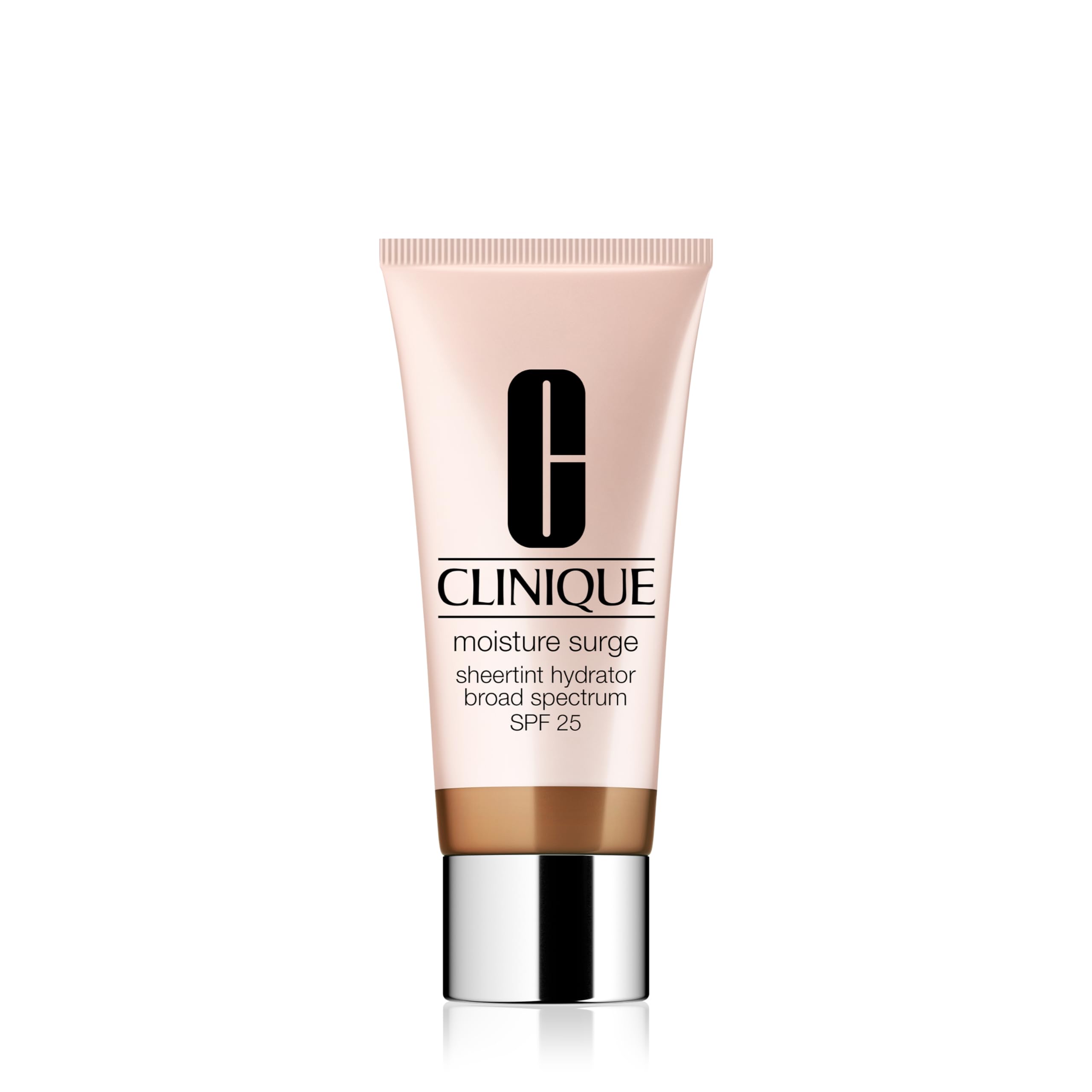 Clinique Moisture Surge Sheertint Hydrator Hydrating Tinted Moisturizer Broad Spectrum SPF 25 With Hyaluronic Acid + Aloe Water | Sheer Coverage, Natural Finish, Medium Deep, 1.4 Fl Oz