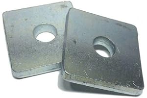 TTAMG LMParts (Qty 100) 3/8'' X 1-5/8'' X 1-5/8'' Square Washers for Unistrut Channel #4601 P1063