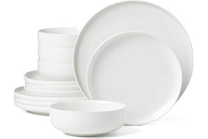 Oneida 895942 24 Seven White 12 Piece Dinnerware Set