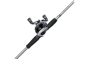 Abu Garcia Max X Baitcast Low Profile Reel and Fishing Rod Combo