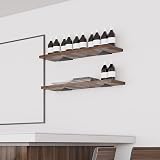 lzijun Pack 4 Floating Shelf Brackets Heavy Duty Invisible Triangle Wall Mount view 3