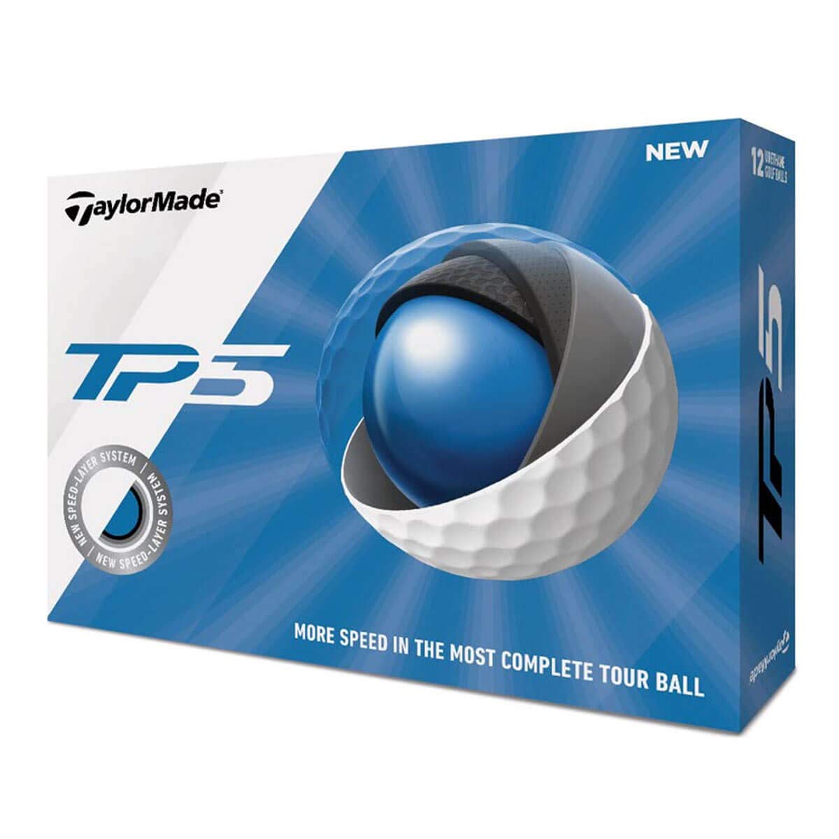 TaylorMade 2019 TP5 Dozen, White, One Dozen M7152201