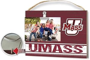 KH Sports Fan Massachusetts (UMASS-Amherst) Minutemen Clip It Colored Logo Photo Frame