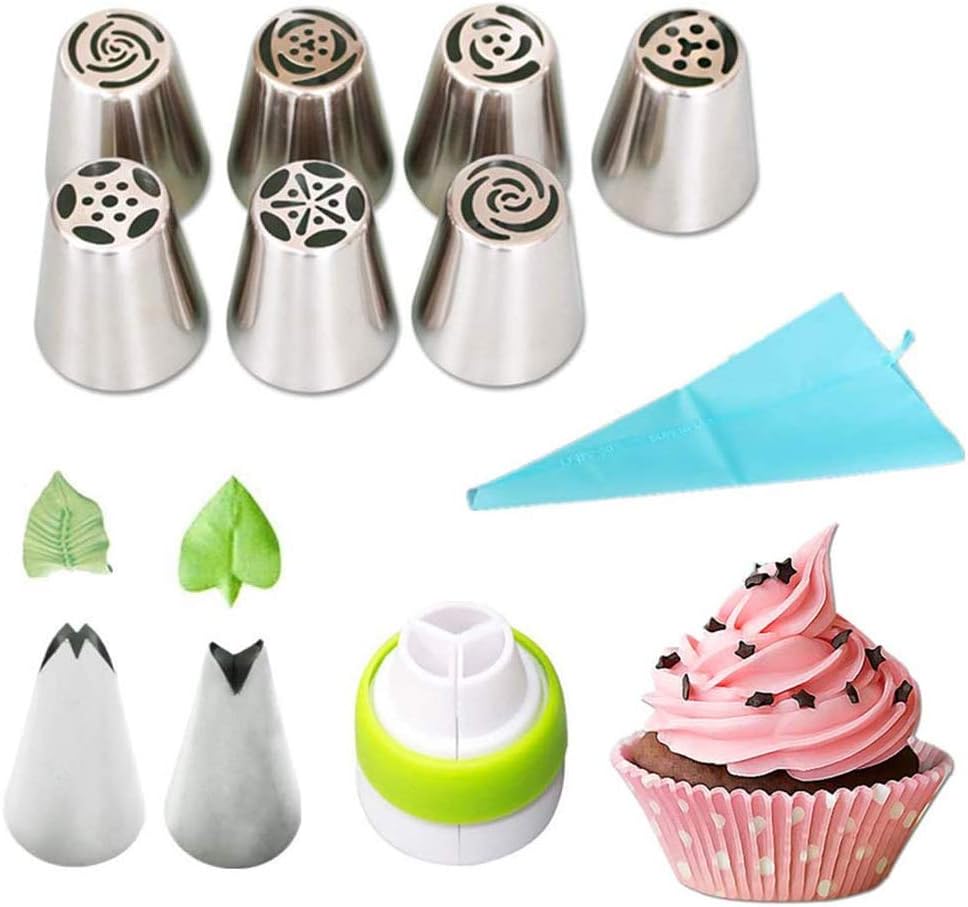 11pcs Douilles Patisserie Decorations De Gateaux Gateaux Accessoires De Patisserie Patisserie Professionnelles En Acier Inoxydable Douilles A Patisserie Pour Set De Patisserie Douilles Cuisine Et Maison Betwin360 Tv
