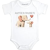 Daiichiban Designs Auntie's Favorite Aunt baby gift for nephew niece outfits