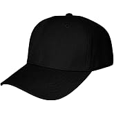 TOP HEADWEAR Blank Fitted Curved Cap Hat