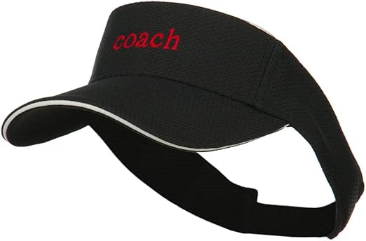 coach visor hat