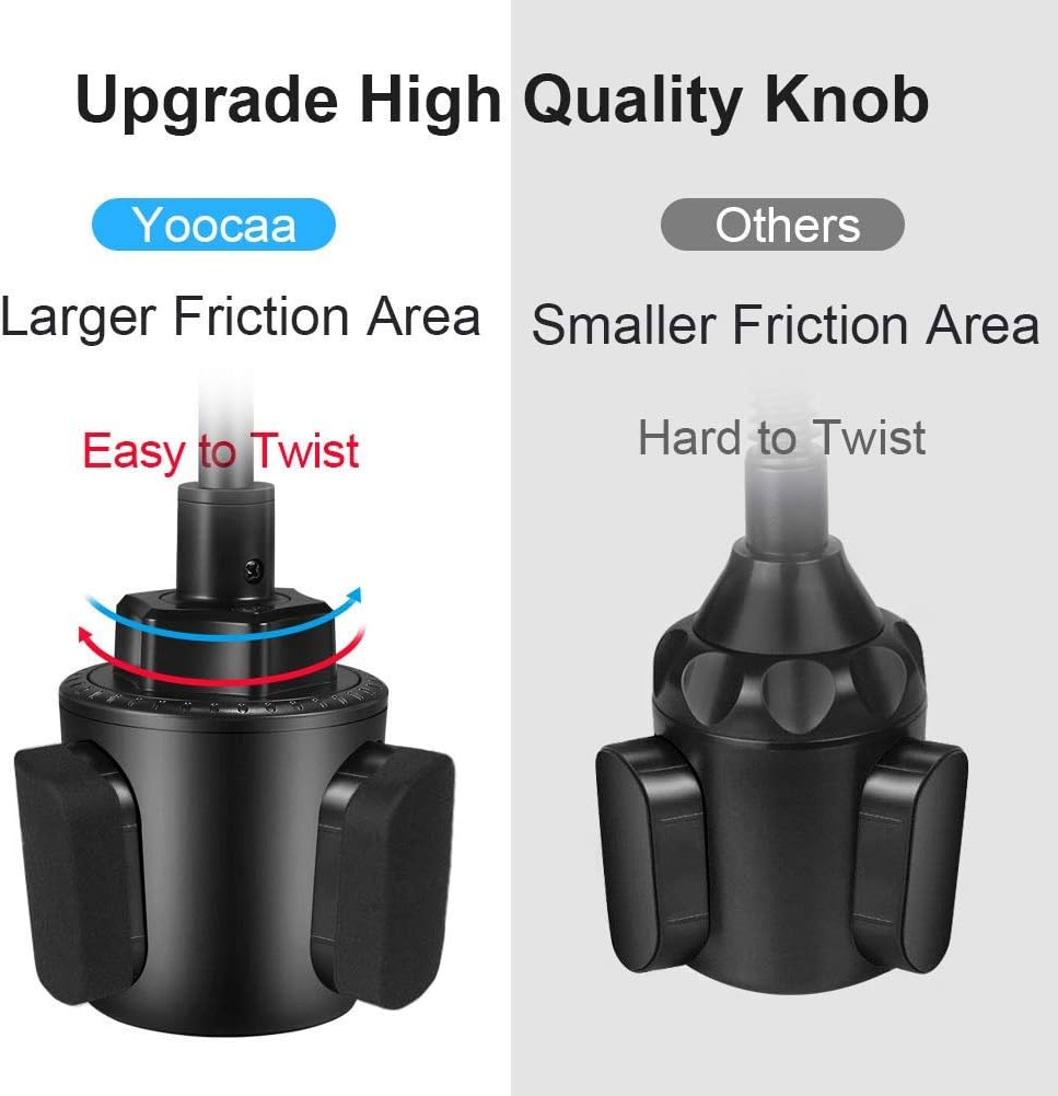 Yoocaa Becherhalter Fur Auto Ultra Stabil Handy Becherhalter Erweiterbare Basis Becherhalter Handyhalter Kompatibel Mit Allen Smartphones Auto Becherhalter Amazon De Elektronik