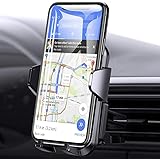 Vent Car Phone Mount with Support Food Pad for 99% Car Air Vent, 3 Points Stable Cell Phone Holder Car, Anwas Hands Free 360°