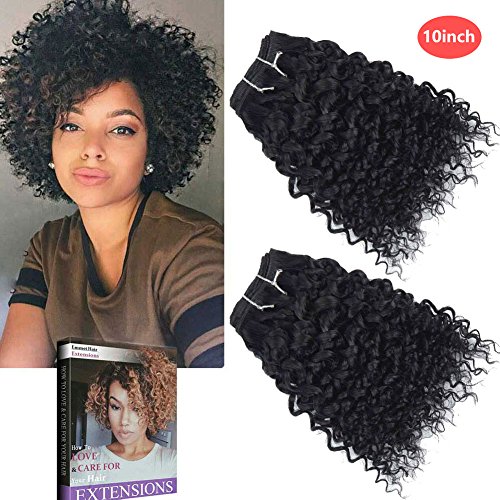 Emmet Short Kinky Curly Hair Extension 100 Brazilian Human