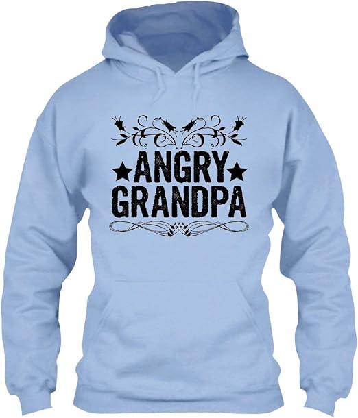 Angry Grandpa Hoodie, Pullover Hoodie, Long Hoodies Clothing