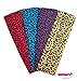 Cotton Headbands 4 Pack - Cheetah Stretch Elastic Yoga Fashion Headband for Teens Women Girls Softball Basketball Dance Cheer Pack Sports Teams Head Band Set Hair Wrap Accessories Kenz Laurenz