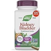 Nature's Way Kidney Bladder Premium Blend, 900 mg per Serving, 100 ct | Traditional Herbal Supplement with Ginger Root and Juniper Berry, Non-GMO Project Verified, Vegan Capsules