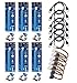 VICTONY 6-Pack PCI-E Riser 1x to 16x Powered Riser Adapter Card w/ 60cm USB 3.0 Extension Cable & MOLEX to SATA Power Cable-GPU Riser Adapter-Ethereum Mining ETH+MintCell 6 Cable Ties(02)