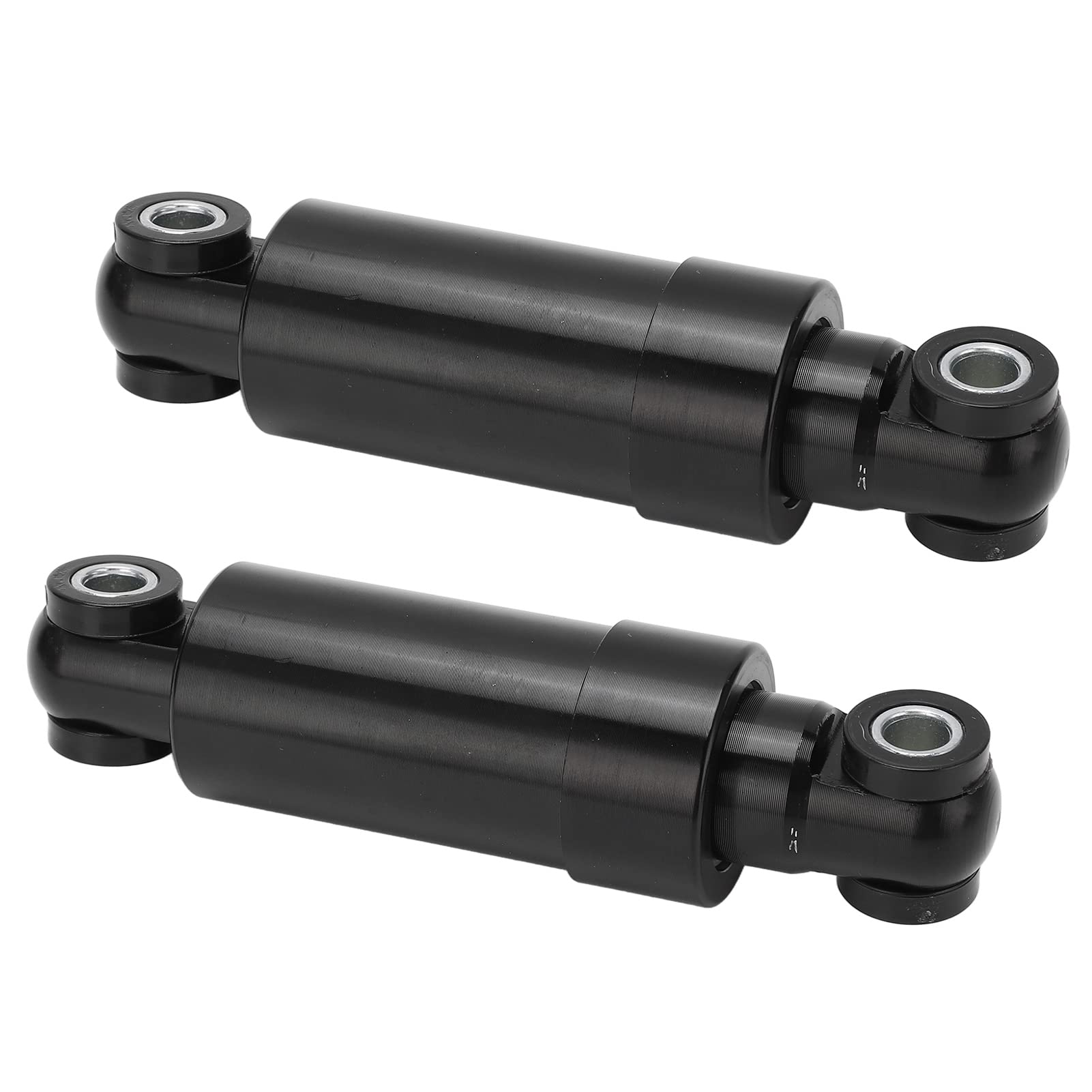 2Pcs Shock Absorber, Folding Scooter Shock Absorber 110mm Steel Alloy Rustproof Electric Bike Damper Black 750lbs for Folding Scooter