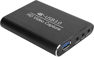 Annadue USB3.0 4K 60Hz HDMI Capture Card for OBS Recording 1080P Computer Laptop