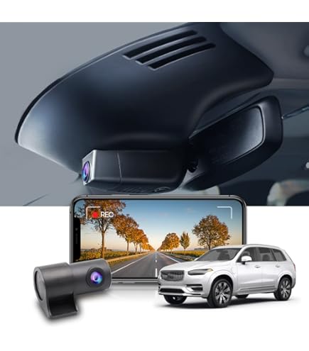 MANGOAL 4K 1080P Dashcam Auto Voor en Achter,Geïntegreerde OEM-Look, Speciaal voor Porsche