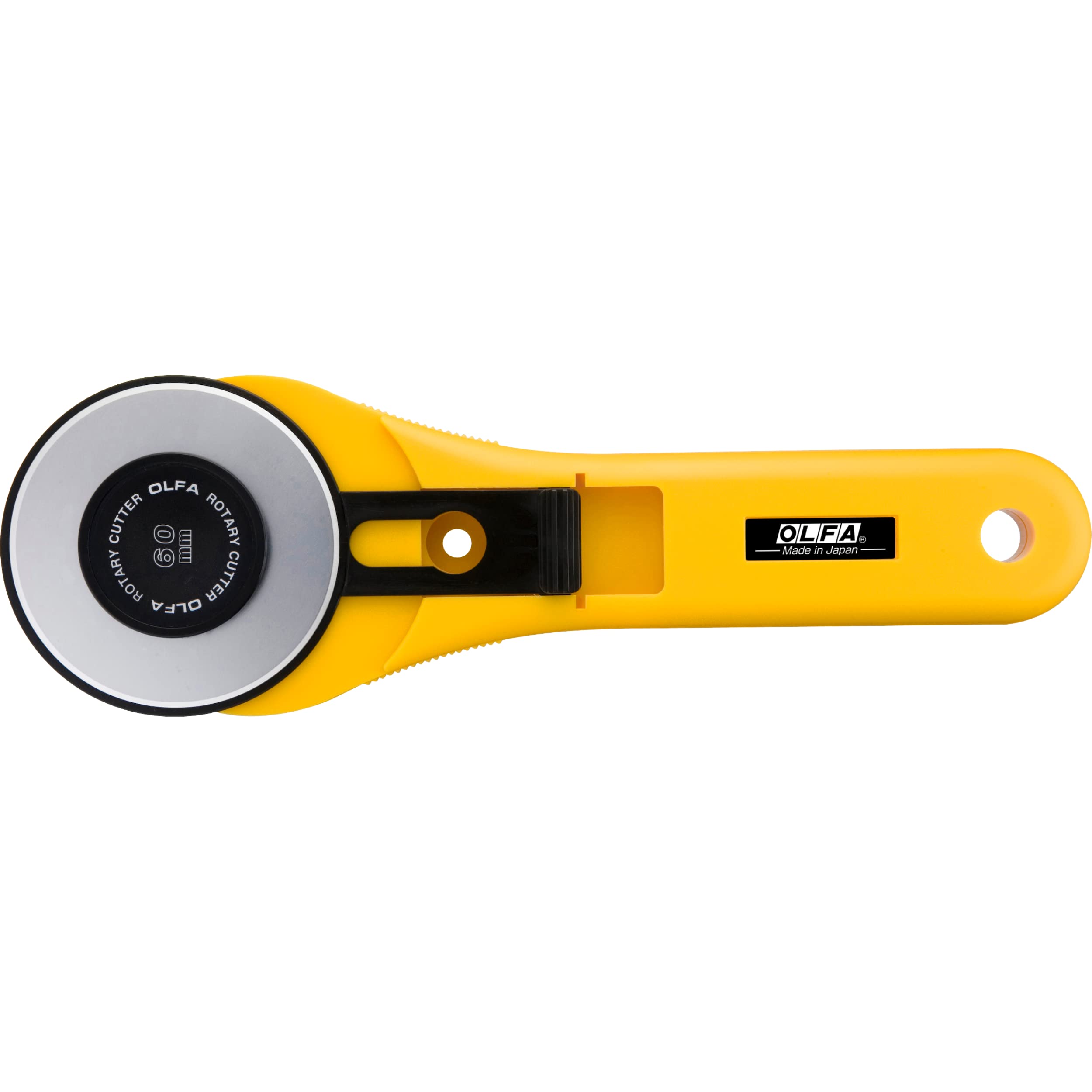 OLFA RTY-3/G - Cúter rotativo con cuchilla Circular de 60 mm, Yellow