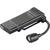Streamlight 61125 ClipMate 70-Lumen 500-Candela Rechargeable Hands-Free Clip-On Light with White and Red LEDs, Black