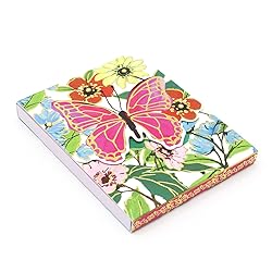Punch Studio Full Bloom Butterfly Pocket Notepad
