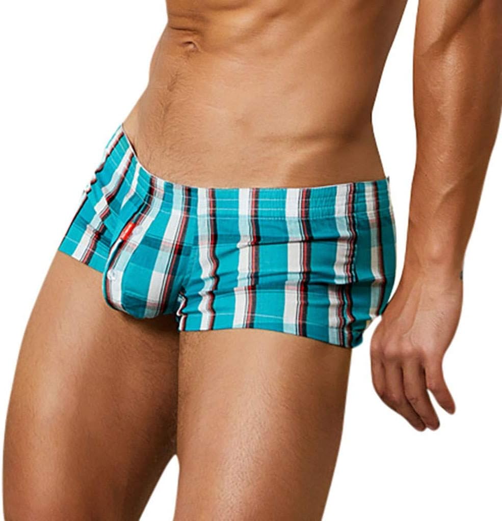 iNoDoZ Men's Beachwear Fashion Boxer Briefs Soft Fashion Printed Bikini Panties Comfortable Fashion Underwear