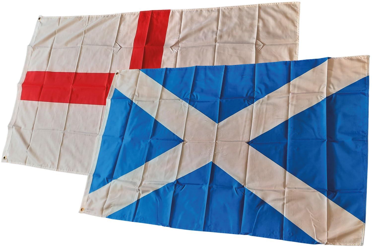 Scotland & England Flag 5ft x 3ft 75d Premium Polyester Suitable For Flagpoles