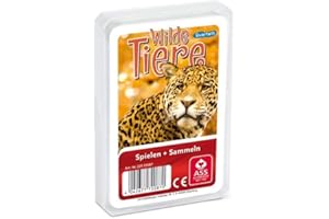 Ass Altenburger 22572087 - Quartet Wild Animals, Card Game