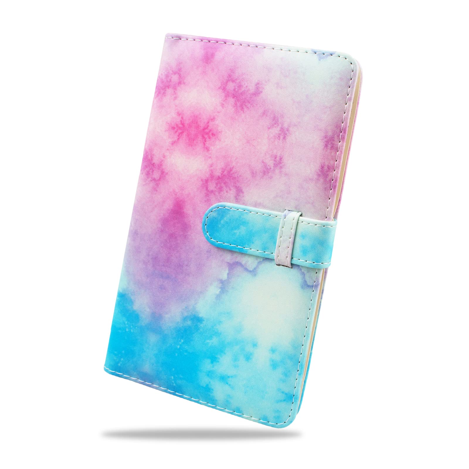 Rieibi 96 Pockets Mini Photo Album, Wallet PU Leather Photo Album for Fujifilm Instax Mini Evo/12/11/8/9/7s/25/70/90 Instant Camera, Shine Colorful Photo Album for Polaroid