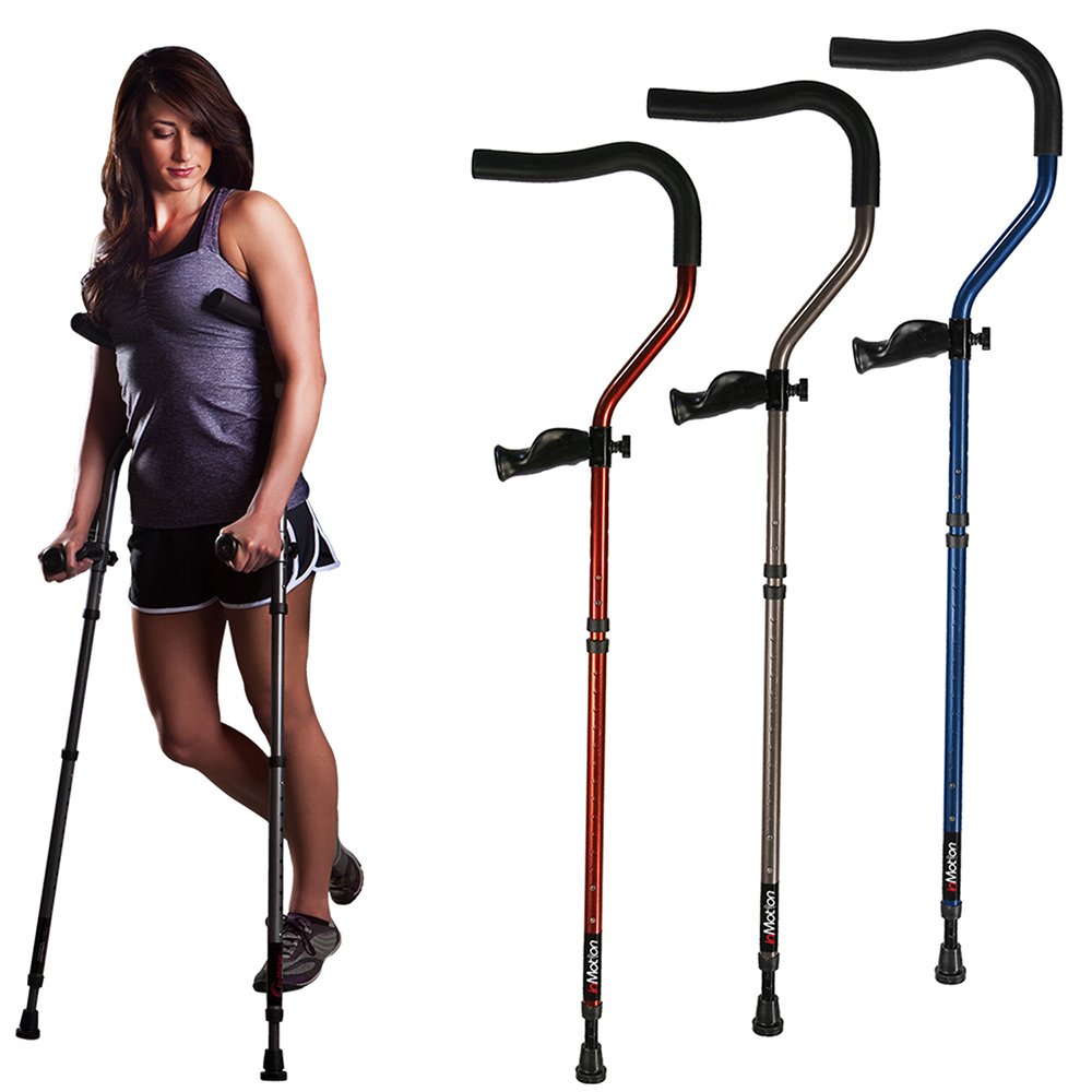 Millennial Medical InMotion Pro Ergonomic Folding Crutch size Tall (5'7" 796972441292 eBay