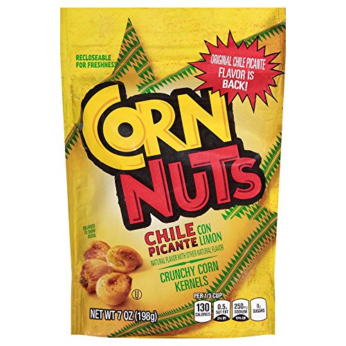 Corn Nuts Snack Mix, Chile Picante Flavor, 7 Ounce Bag (Pack of 12)