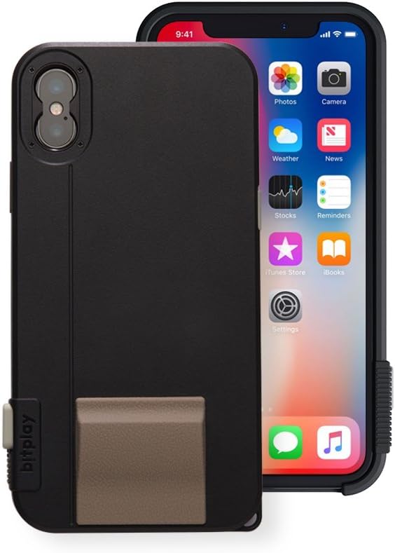 bitplay SNAP! X Noir Black - Camera Case for iPhone X (Lenses Not Included) …